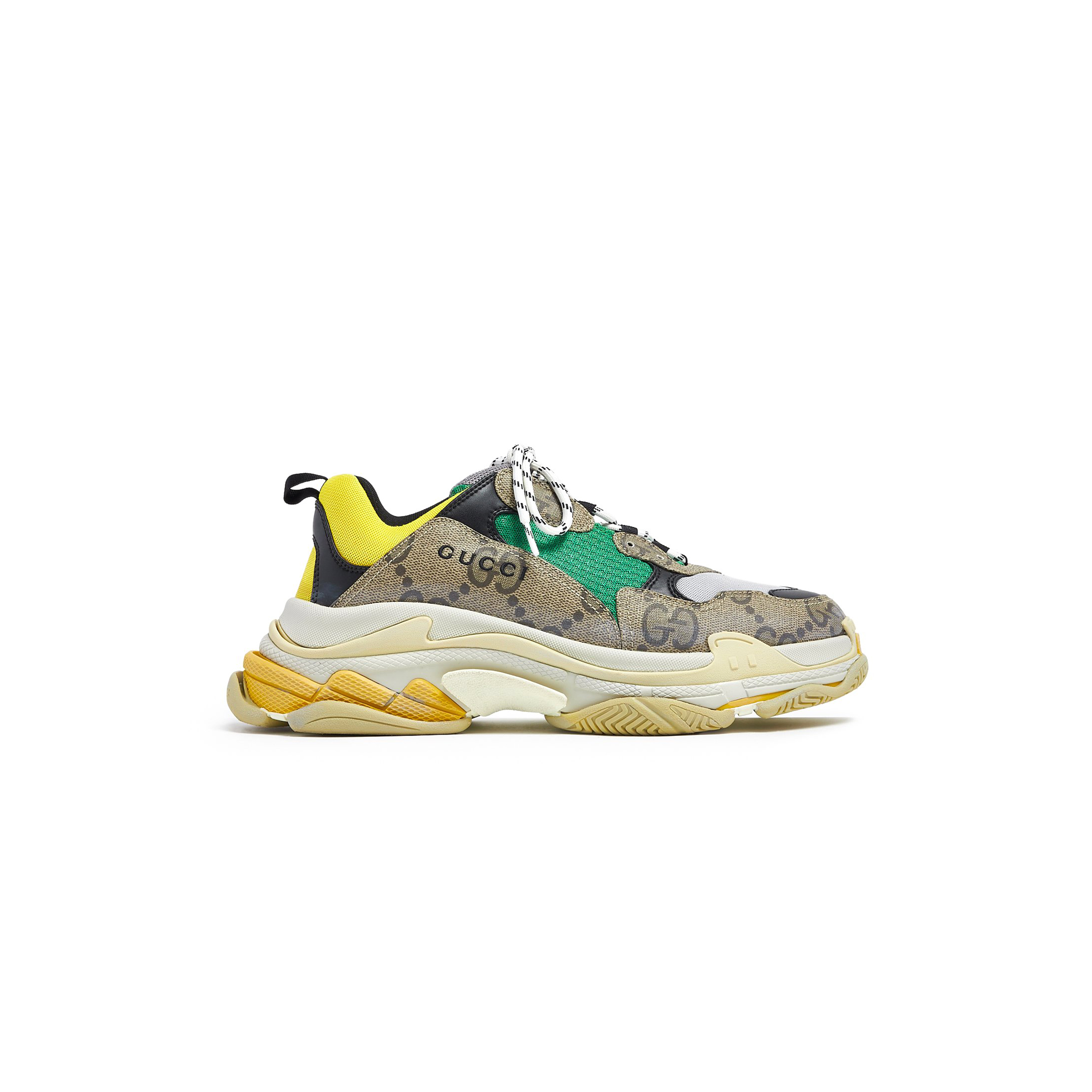 Ba*len*cia*ga x g*u*i pre-loved the hacker project triple s sneakers 681067umo209766